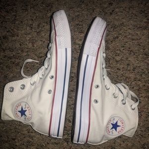 White Converse High Tops